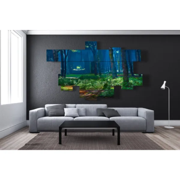 abstract painted tree