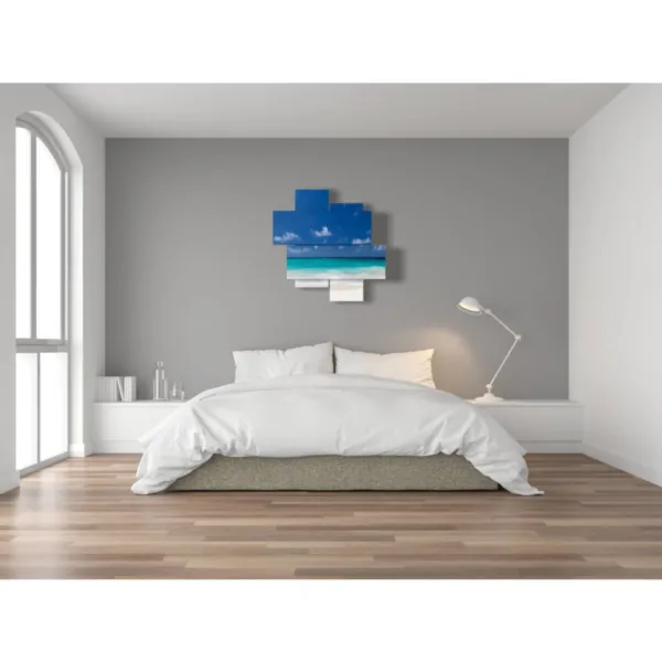 decoración mural del mar