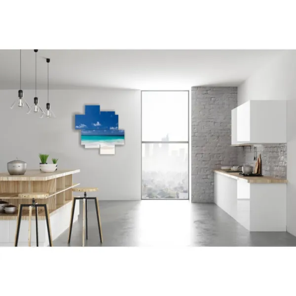 quadro con scena marina