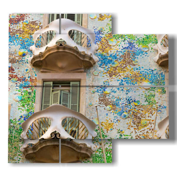 quadri barcellona La Casa Batlo di Antonio Gaudi