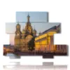 painting with photos of st petersburg churches - version: 10 pannelli 171x127cm