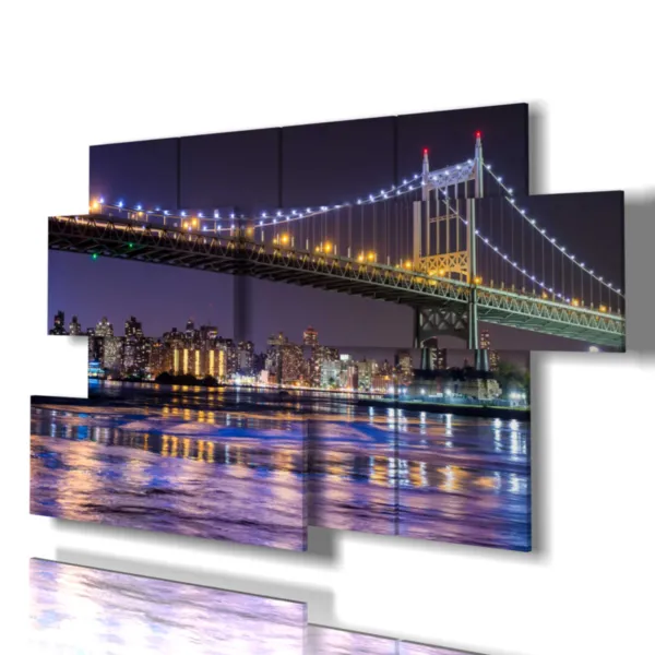 Abstract paintings of New York