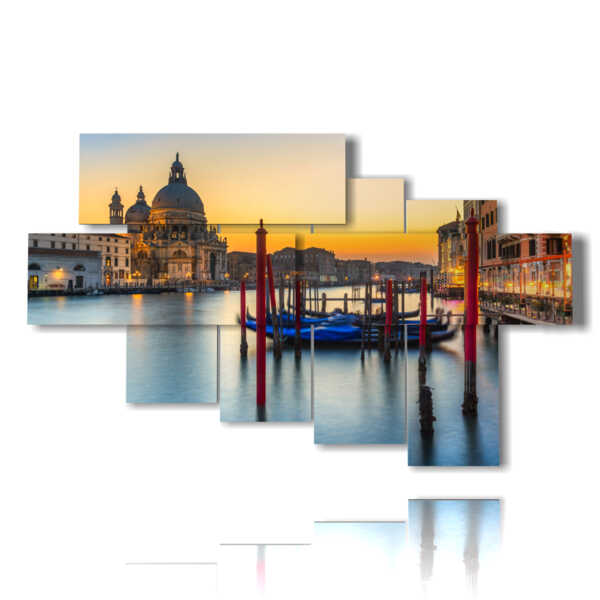 quadro Venezia al tramonto incantevole