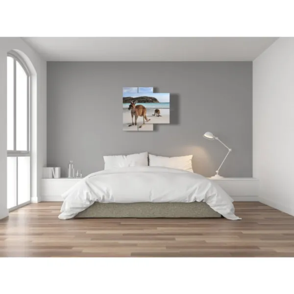 Animal paintings printed on canvas