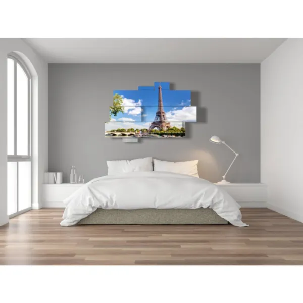 Paintings of Paris printed on canvas