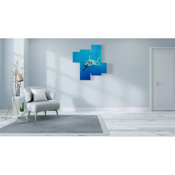 gedruckte gemalte Fische