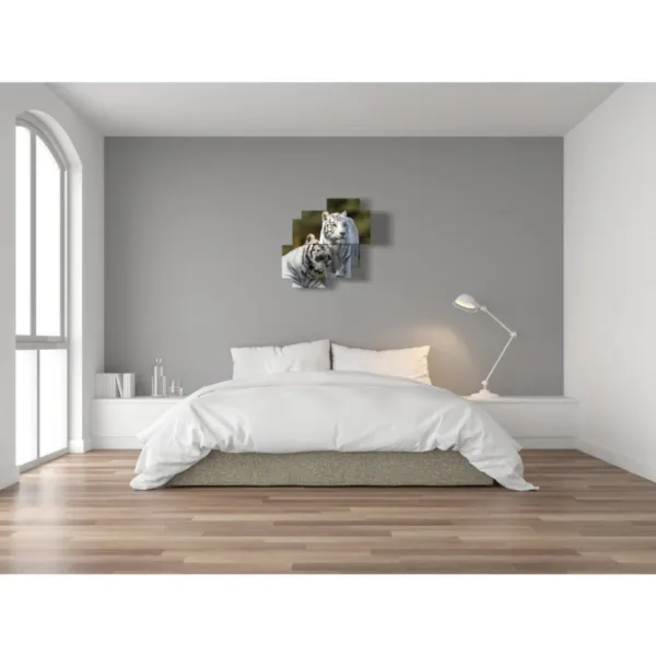 Cuadros de tigre en vidrio