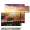 bild des fotos bruecke von san francisco - version: 6 pannelli 122x96cm
