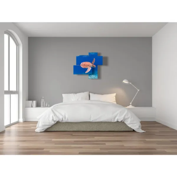 Affiche poissons abstraits