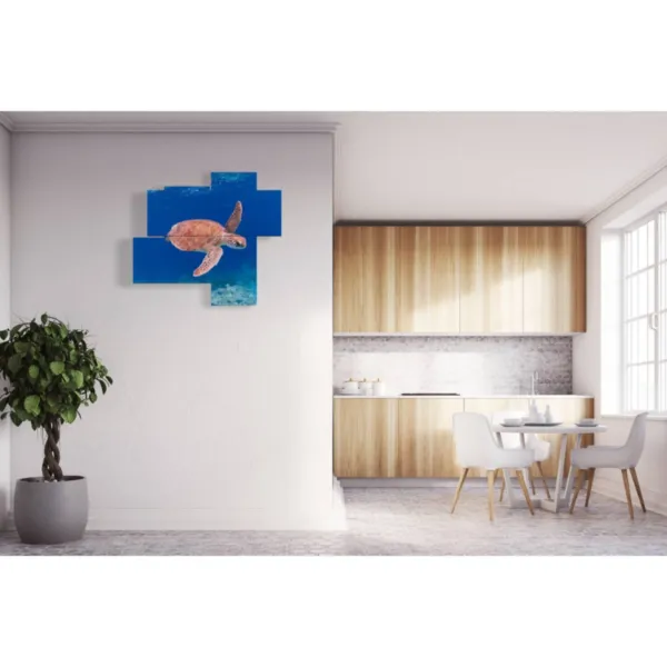 arte mural con peces