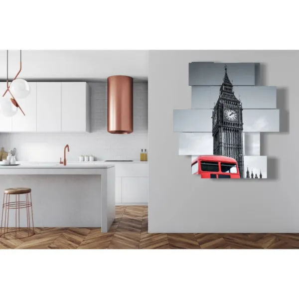 tableaux avec des bus londoniens