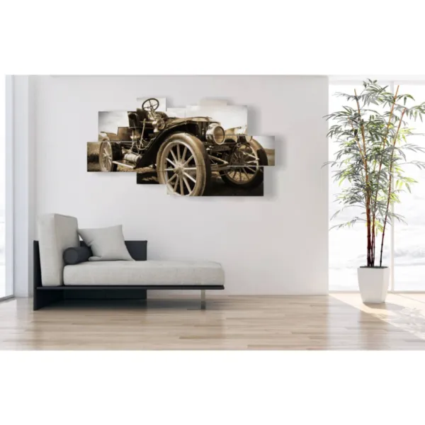 Vintage car interior design