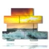 paintings with sea - version: 10 pannelli 171x127cm