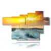 paintings with sea - version: 7 pannelli 173x108cm