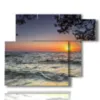cuadros atardeceres en croacia - version: 6 pannelli 122x96cm