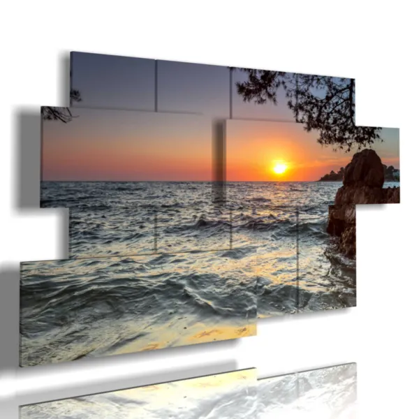 Sunset paintings in Croatia