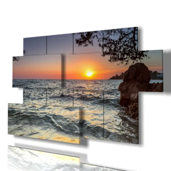 Abdrücke Sonnenuntergänge