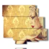 paintings of modern ethnic women - version: 6 pannelli 113x99cm