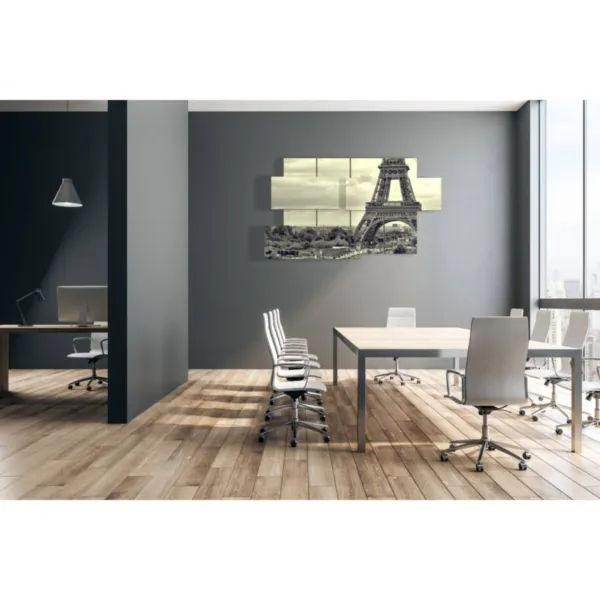 Wall murals of the Eiffel Tower