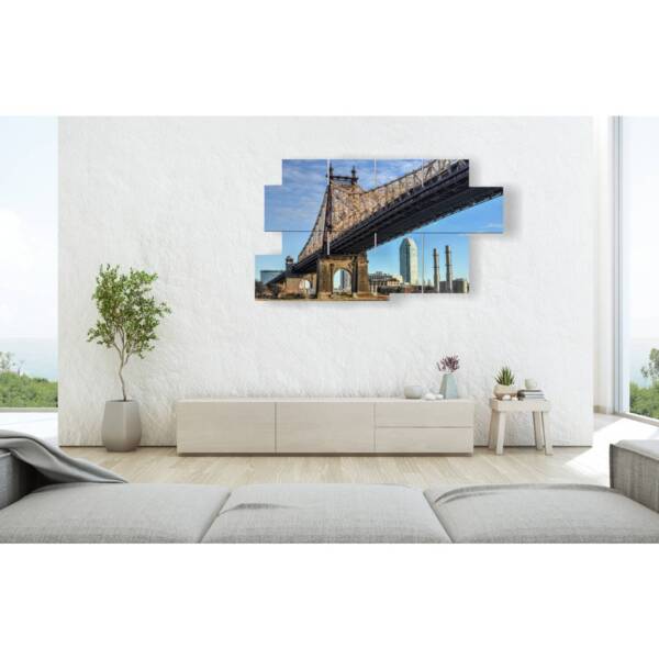 quadri su New York vista dal ponte di Brooklyn