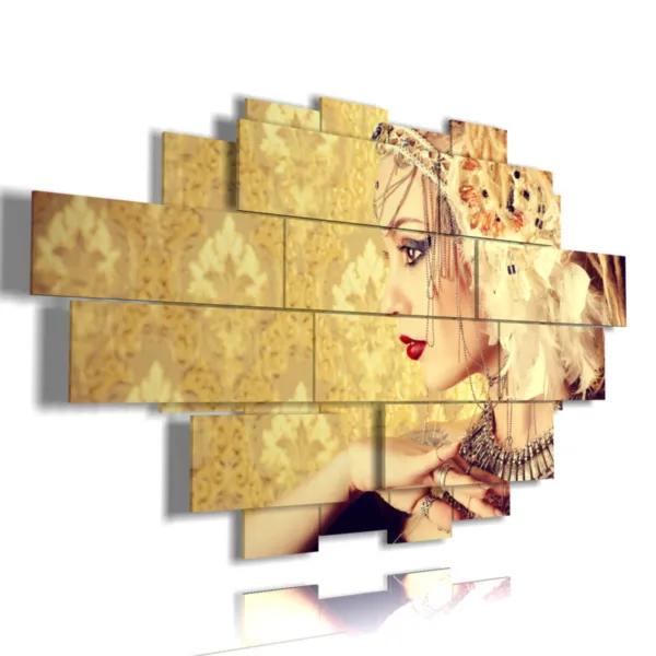 quadri di donne moderne etniche