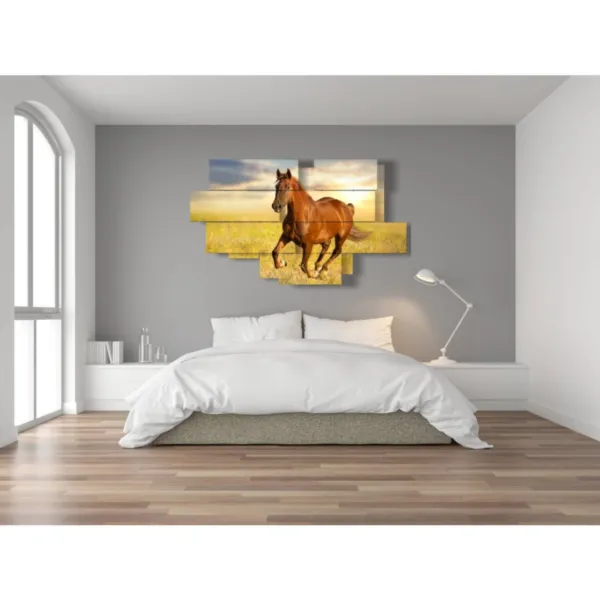 Paintings of horses galloping