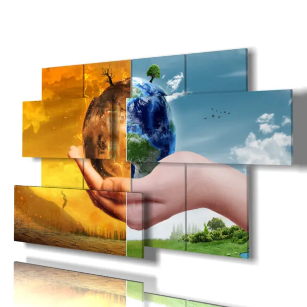 peintures abstraites colorées