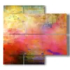 modern panel paintings with color vapors - version: 4 pannelli 91x85cm