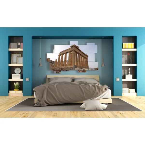 Paintings with photos of ancient Athens