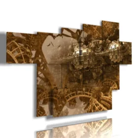 Tableau moderne, art et métiers