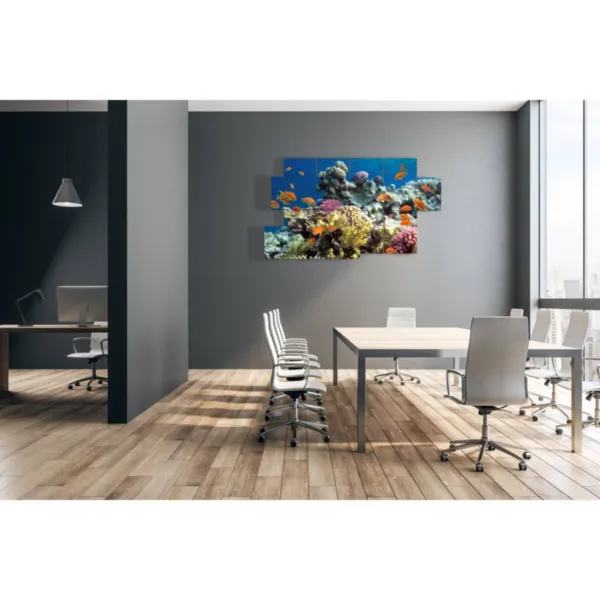 Tableaux modernes avec des poissons