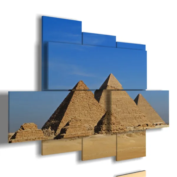Tableaux Égypte pyramides