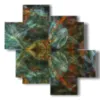quadro decorativo moderno a fantasia - version: 4 pannelli 97x97cm