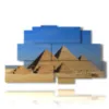 tableaux l egypte avec ses pyramides - version: 9 pannelli 173x103cm