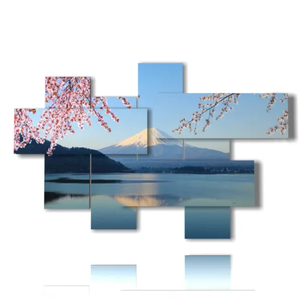 Foto, Gemälde, Berge