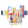 photos de peintures abstraites modernes de parapluie - version: 7 pannelli 173x117cm