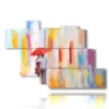 pictures of modern abstract umbrella paintings - version: 7 pannelli 150x102cm