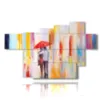 pictures of modern abstract umbrella paintings - version: 7 pannelli 173x108cm