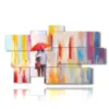 pictures of modern abstract umbrella paintings - version: 9 pannelli 182x107cm