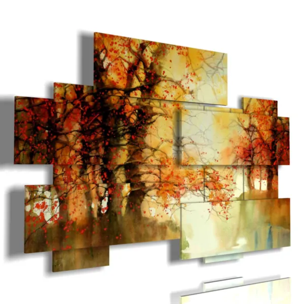 cuadros abstractos, imágenes de paisajes