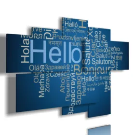 paintings with writing