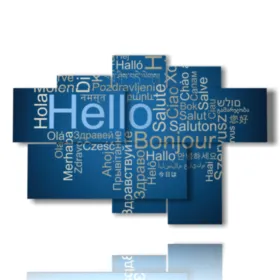 cadre avec inscriptions