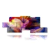 cuadros florales abstractos - version: 12 pannelli 263x102cm
