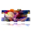 cuadros florales abstractos - version: 13 pannelli 233x107cm