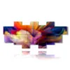 cuadros florales abstractos - version: 11 pannelli 232x98cm