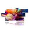 cuadros florales abstractos - version: 10 pannelli 212x111cm