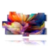 abstrakte blumen bilder drucke - version: 11 pannelli 198x112cm