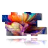 cuadros florales abstractos - version: 10 pannelli 191x106cm
