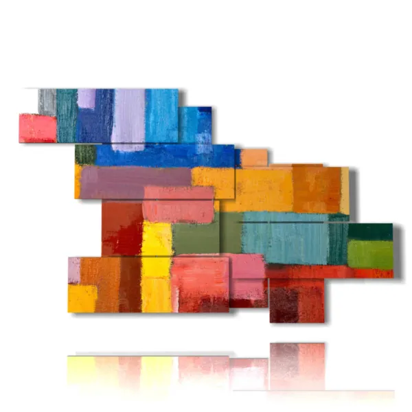 quadri geometrici colorati