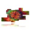 paintings still life flowers in painting - version: 8 pannelli 210x115cm